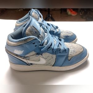 Jordan 1 Mid Washed Denim